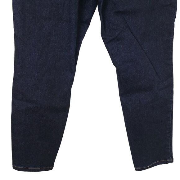 Pinkblush Womens Navy Blue Distressed Maternity Plus Size Jeans 1X - Picture 9 of 12